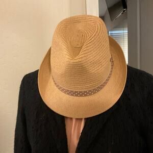 Straw Studios women’s hat havana style fedora
